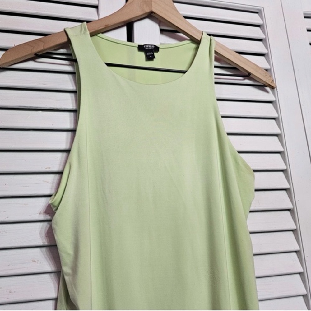 Express Body Contour Thong Bodysuit Lime Green Women's Size‎ Medium - Picture 4 of 10